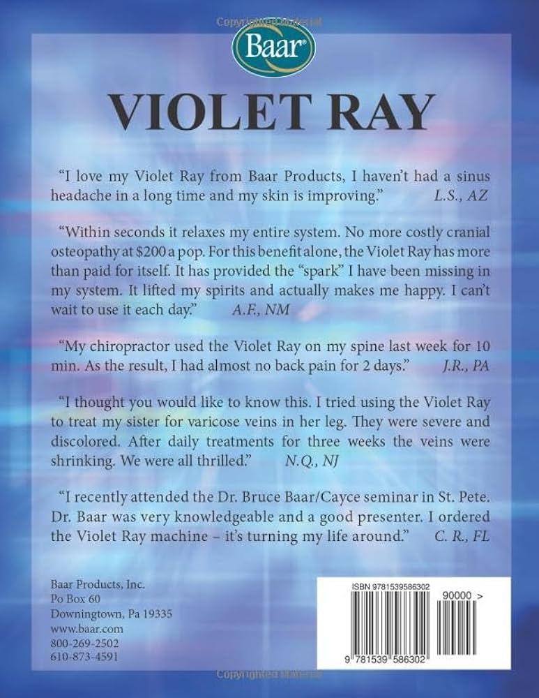 Amazon.co.jp: The Violet Ray Book: Including Edgar Cayce